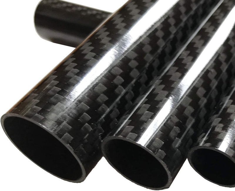 KARBXON CARBON FIBER TUBE - Black - 14mm X 12mm X 1000mm - Hollow carbon fiber rods - Glossy carbon tubes - Pure carbon fibre tubes - Lightweight High Strength Carbon Fiber Shaft - Image 5
